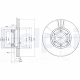 Bremsscheibe DELPHI BG3553