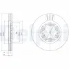 Bremsscheibe DELPHI BG3559