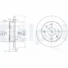 Bremsscheibe DELPHI BG3561 Bild Bremsscheibe DELPHI BG3561