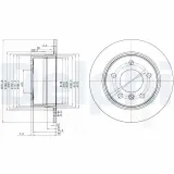 Bremsscheibe DELPHI BG3592