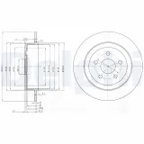 Bremsscheibe DELPHI BG3593
