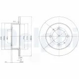 Bremsscheibe DELPHI BG3609