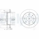 Bremsscheibe DELPHI BG3618