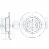Bremsscheibe Hinterachse DELPHI BG3731 Bild Bremsscheibe Hinterachse DELPHI BG3731
