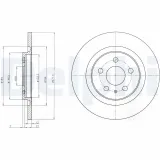Bremsscheibe DELPHI BG3741
