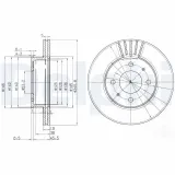 Bremsscheibe DELPHI BG3749