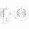 Bremsscheibe DELPHI BG3752 Bild Bremsscheibe DELPHI BG3752