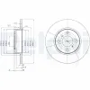 Bremsscheibe DELPHI BG3769