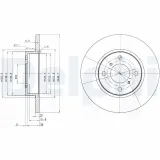 Bremsscheibe DELPHI BG3769