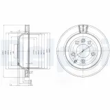 Bremsscheibe DELPHI BG3775C