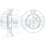 Bremsscheibe DELPHI BG3803