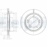 Bremsscheibe DELPHI BG3820