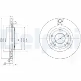 Bremsscheibe DELPHI BG3829