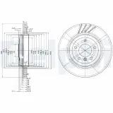 Bremsscheibe DELPHI BG3831