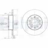 Bremsscheibe DELPHI BG3890