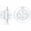 Bremsscheibe DELPHI BG3894 Bild Bremsscheibe DELPHI BG3894