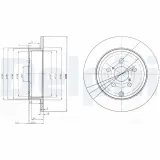 Bremsscheibe DELPHI BG3912