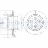 Bremsscheibe DELPHI BG3947