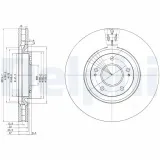 Bremsscheibe DELPHI BG3988