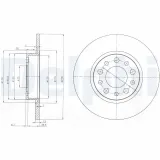 Bremsscheibe DELPHI BG3994