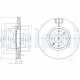 Bremsscheibe DELPHI BG4002