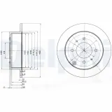 Bremsscheibe DELPHI BG4010