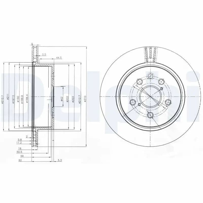 Bremsscheibe DELPHI BG4024