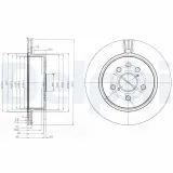 Bremsscheibe DELPHI BG4024
