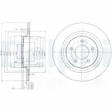 Bremsscheibe DELPHI BG4026