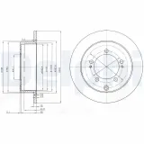 Bremsscheibe DELPHI BG4037