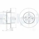 Bremsscheibe DELPHI BG4050