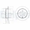 Bremsscheibe Hinterachse DELPHI BG4051 Bild Bremsscheibe Hinterachse DELPHI BG4051