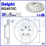 Bremsscheibe DELPHI BG4070C