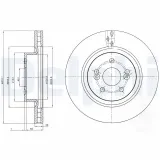 Bremsscheibe DELPHI BG4111