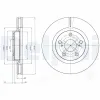 Bremsscheibe DELPHI BG4114C