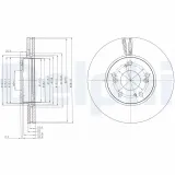Bremsscheibe Vorderachse DELPHI BG4119