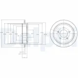 Bremsscheibe DELPHI BG4121