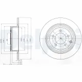 Bremsscheibe DELPHI BG4169