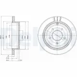 Bremsscheibe DELPHI BG4177