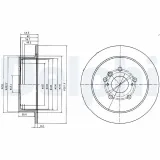 Bremsscheibe DELPHI BG4180