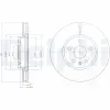 Bremsscheibe Vorderachse DELPHI BG4189C Bild Bremsscheibe Vorderachse DELPHI BG4189C