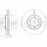Bremsscheibe DELPHI BG4209