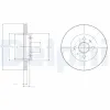 Bremsscheibe Vorderachse DELPHI BG4213 Bild Bremsscheibe Vorderachse DELPHI BG4213
