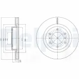 Bremsscheibe DELPHI BG4228