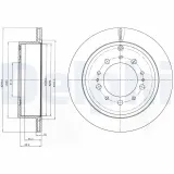 Bremsscheibe DELPHI BG4275