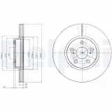 Bremsscheibe Vorderachse DELPHI BG4277