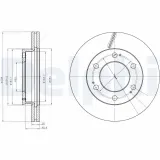 Bremsscheibe DELPHI BG4286