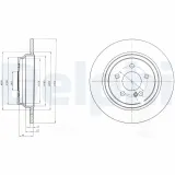 Bremsscheibe Hinterachse DELPHI BG4298C