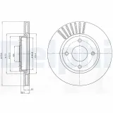 Bremsscheibe DELPHI BG4337