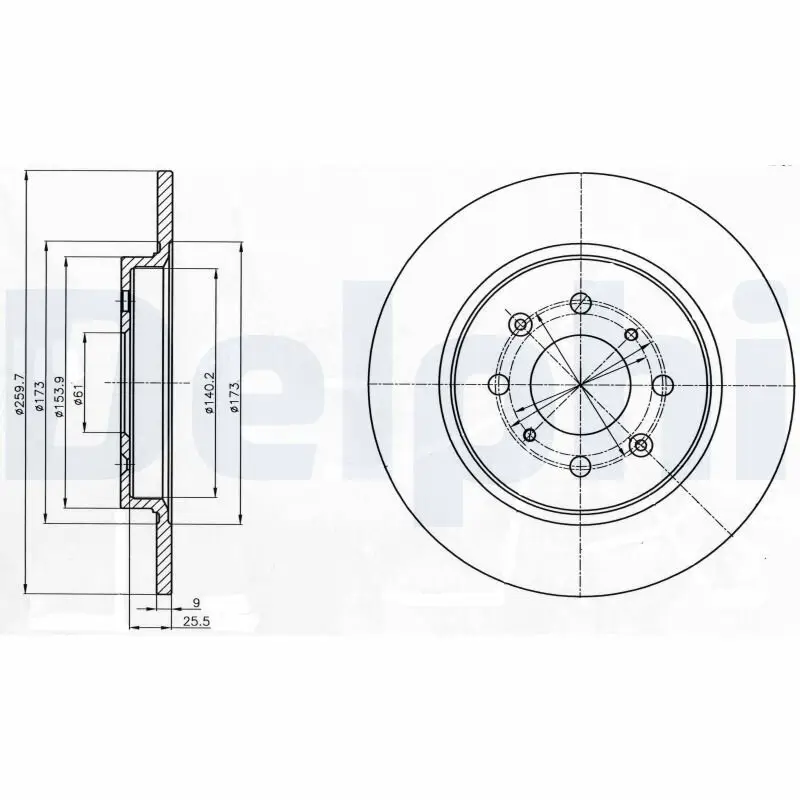 Bremsscheibe DELPHI BG4385C